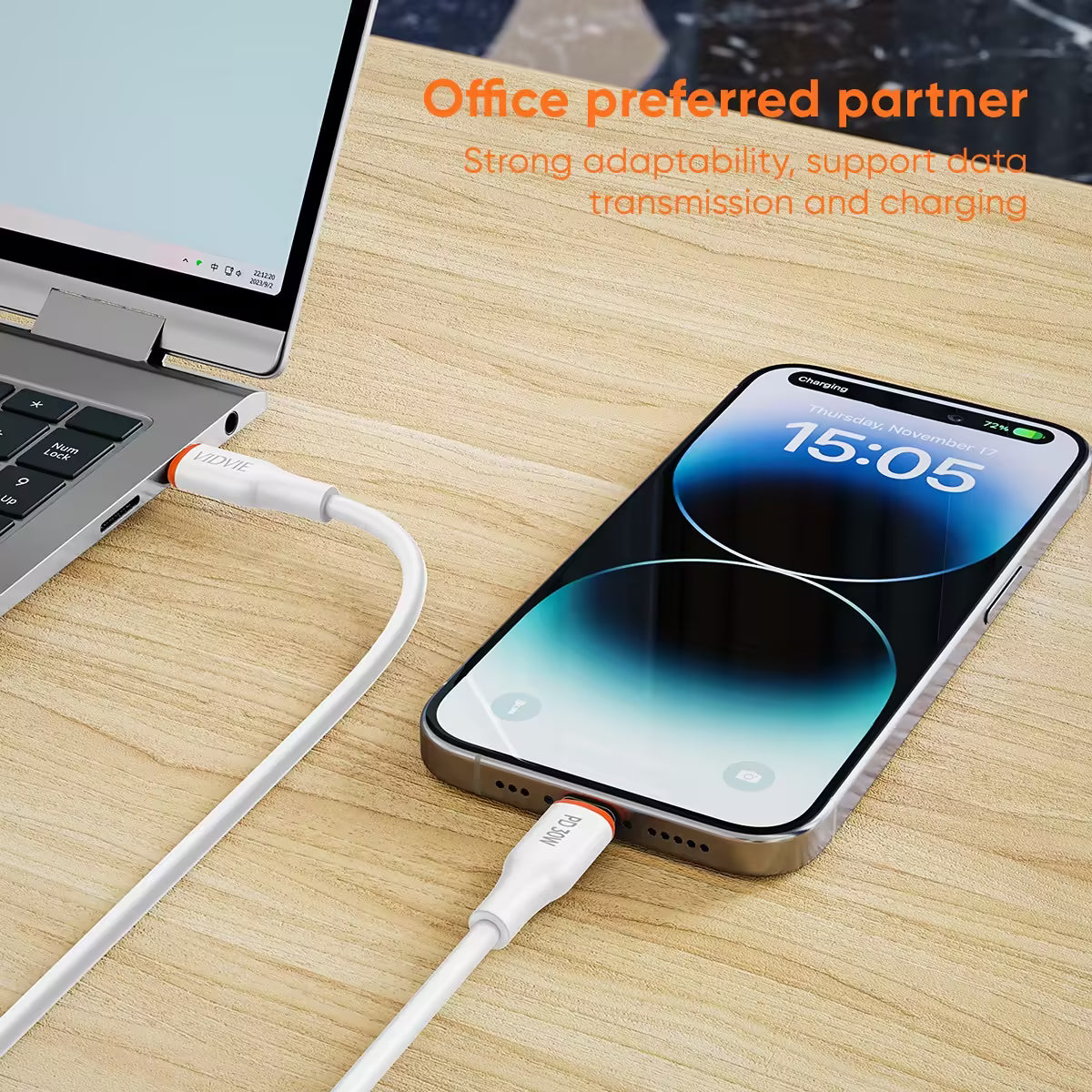 Type-C to Lightning Data Cable