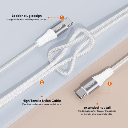 Aluminum Type-C to Type-C Cable