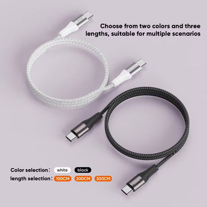 Aluminum Type-C to Type-C Cable