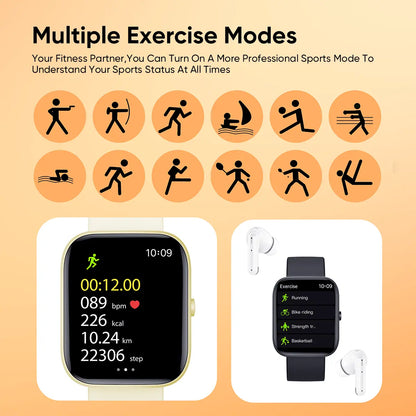 Wireless Calling Smart Sports Watch