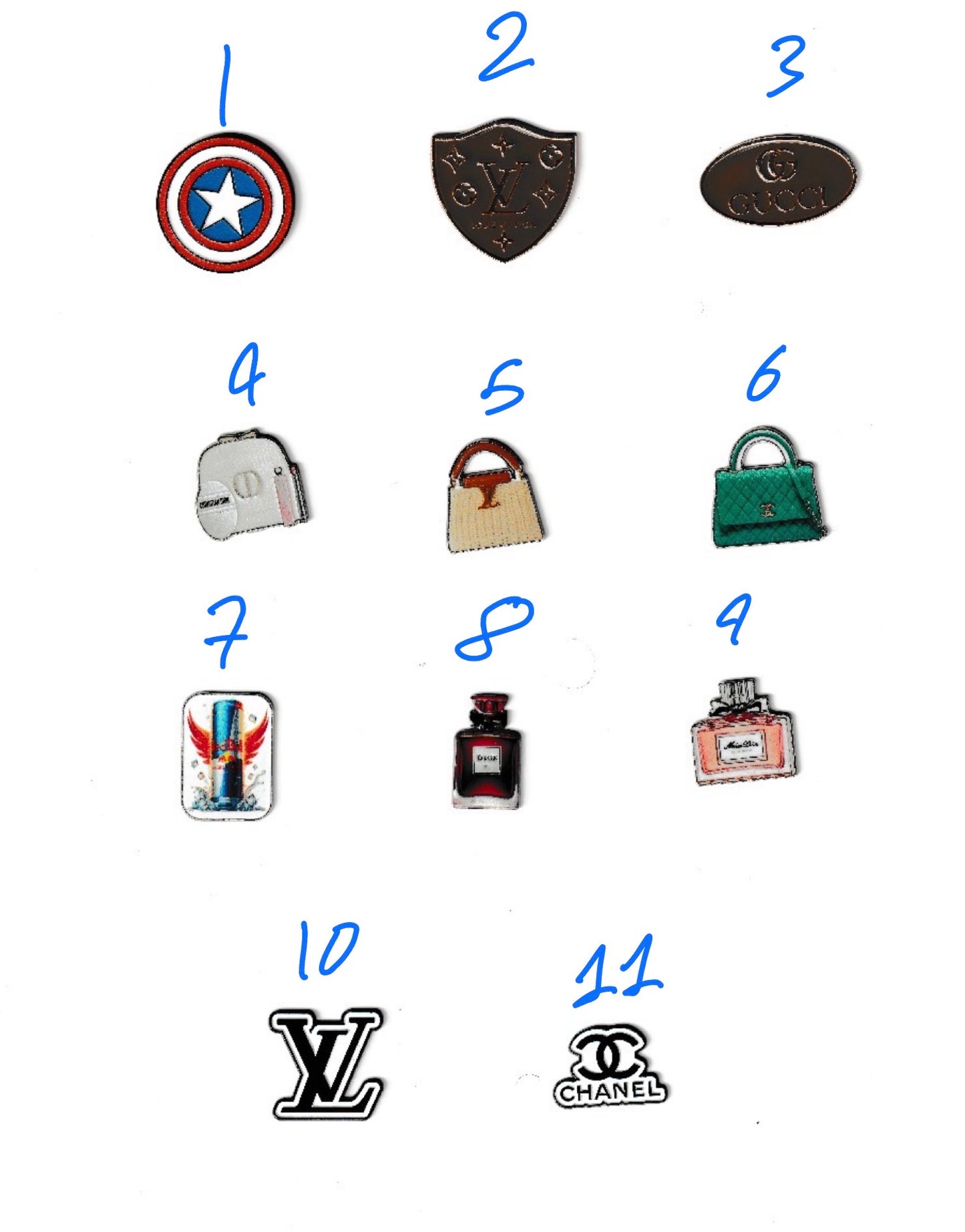 ستكرات ماركات ملابس و عطور و غيرها