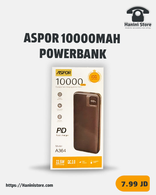 ASPOR 10000MAH POWERBANK