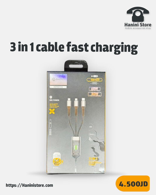 SOLOFLER 3 IN 1 Multifunctional Cable
